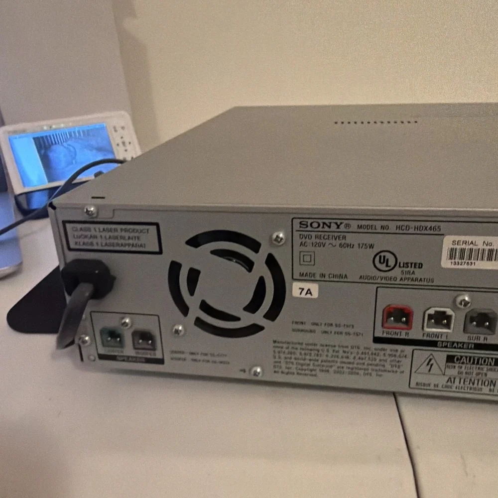 Sony DAV-HDX465 5 Disc DVD/CD Changer HDMI Home Theatre System FM TESTED ⭐️5.1